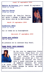 programme FNAC